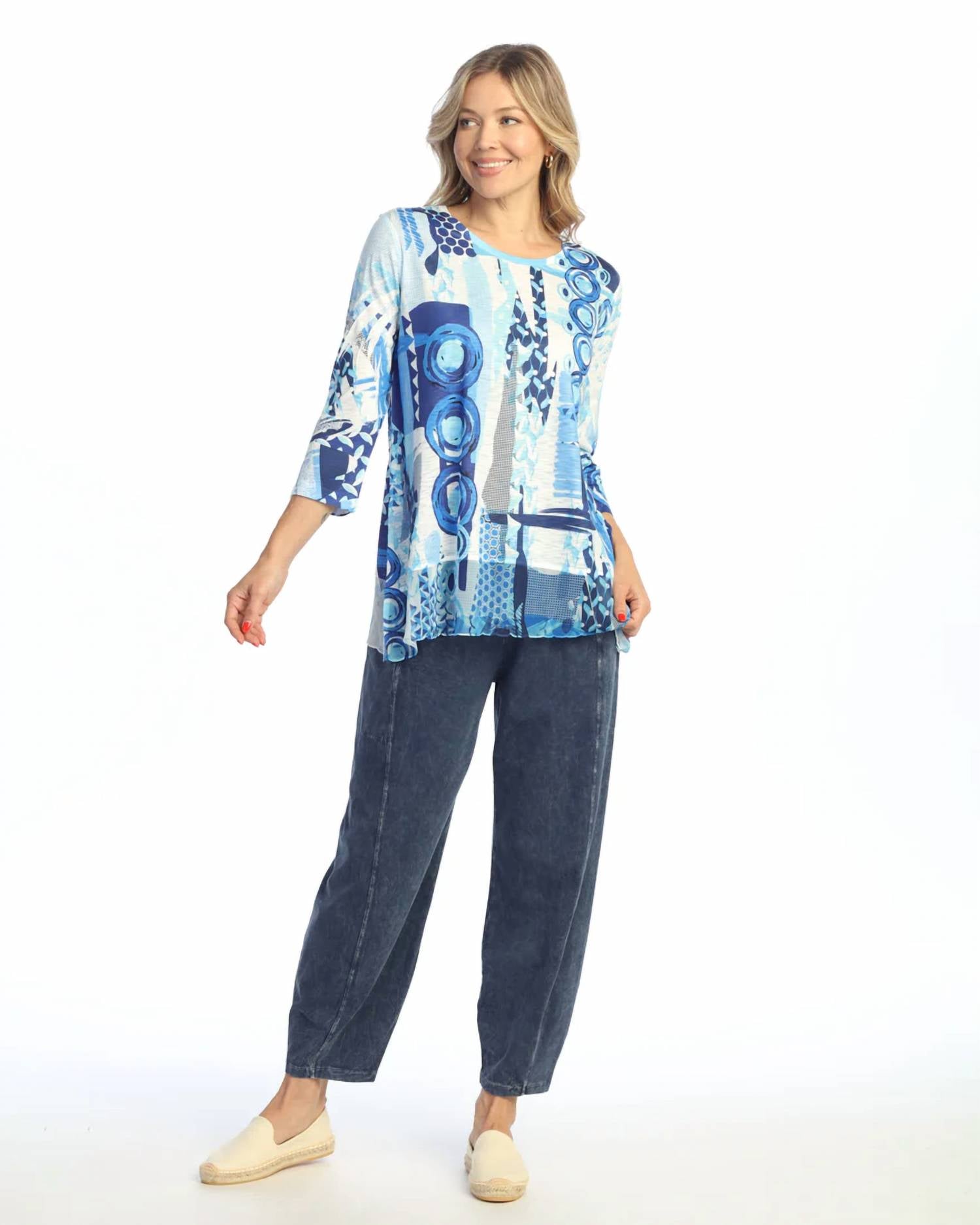 Jess & Jane - Chiffon Hem Top