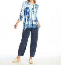 Jess & Jane - Chiffon Hem Top