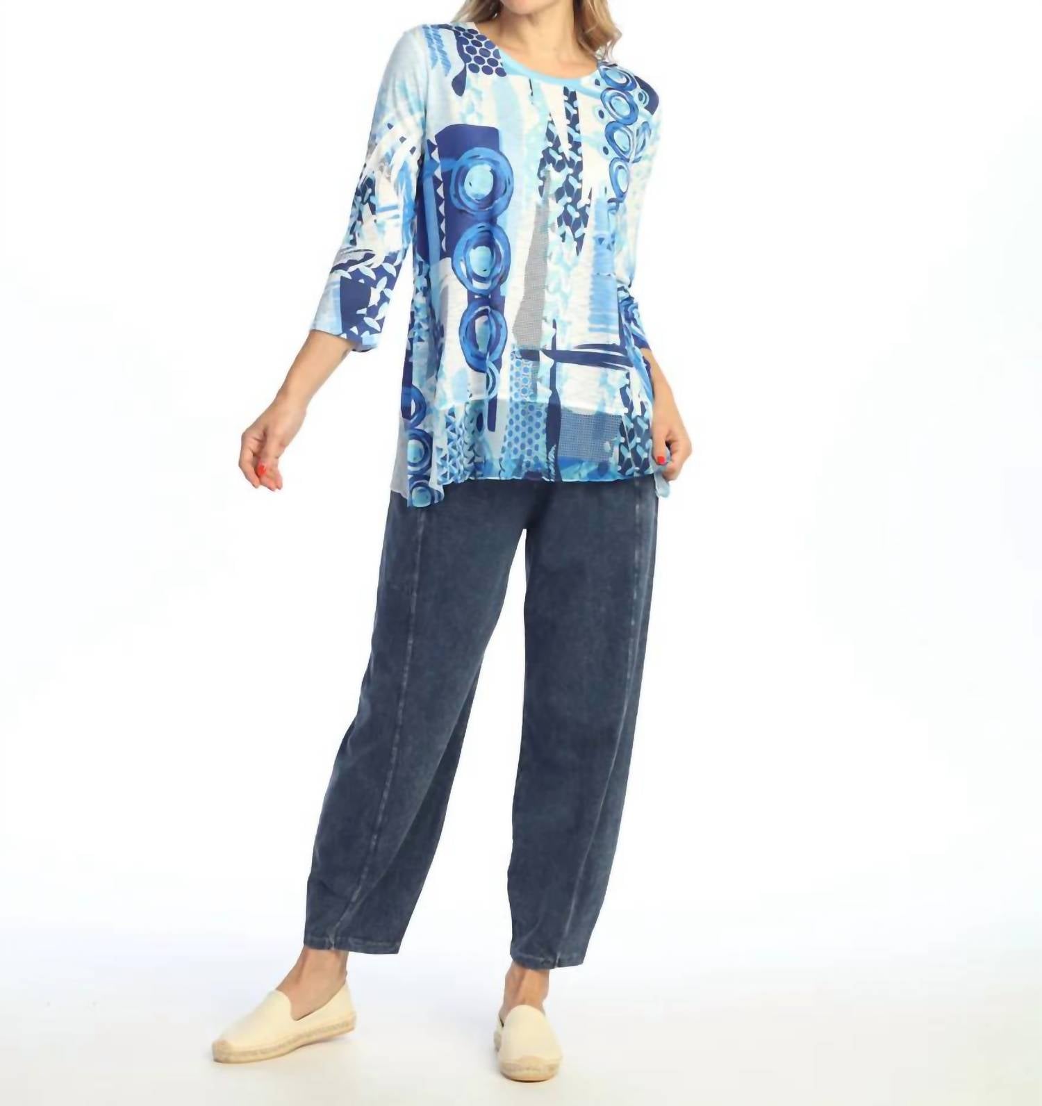 Jess & Jane - Chiffon Hem Top