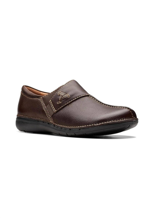 Clarks - Women's Unloop Ave Leather Slip-on Shoes