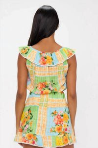 Show Me Your Mumu - Carson Cap Sleeve Crew Neck Top
