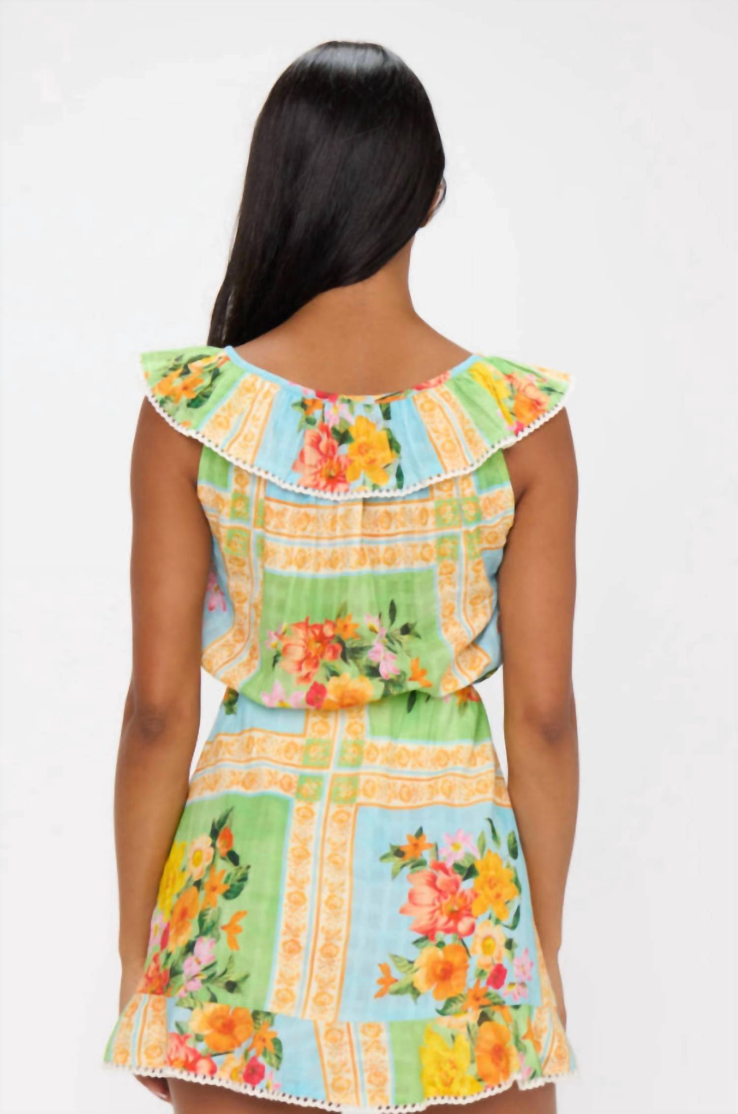 Show Me Your Mumu - Carson Cap Sleeve Crew Neck Top