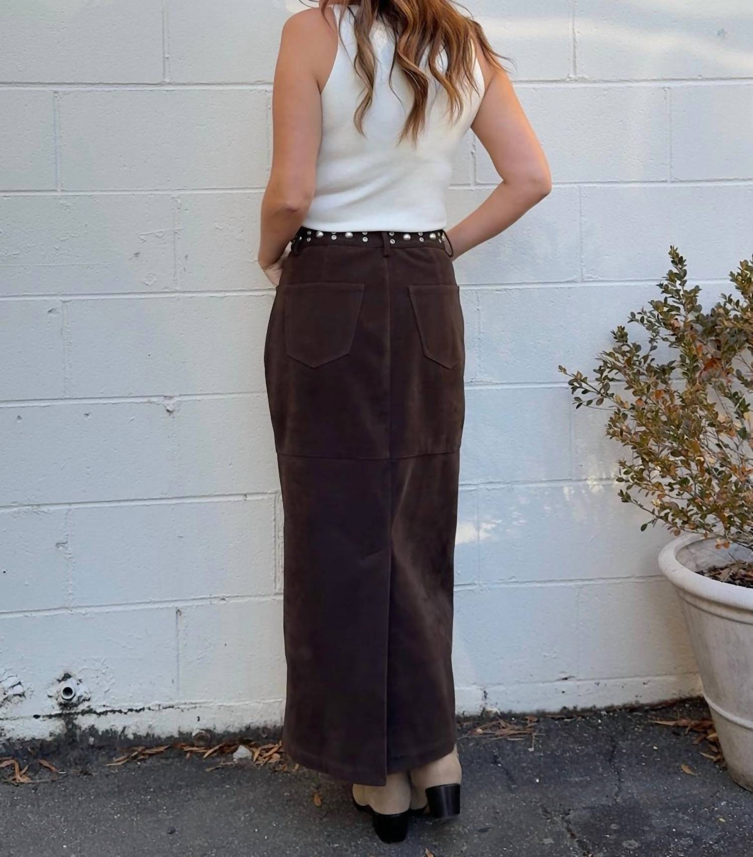 Bailey Rose - Ellianna Embellished Midi Skirt
