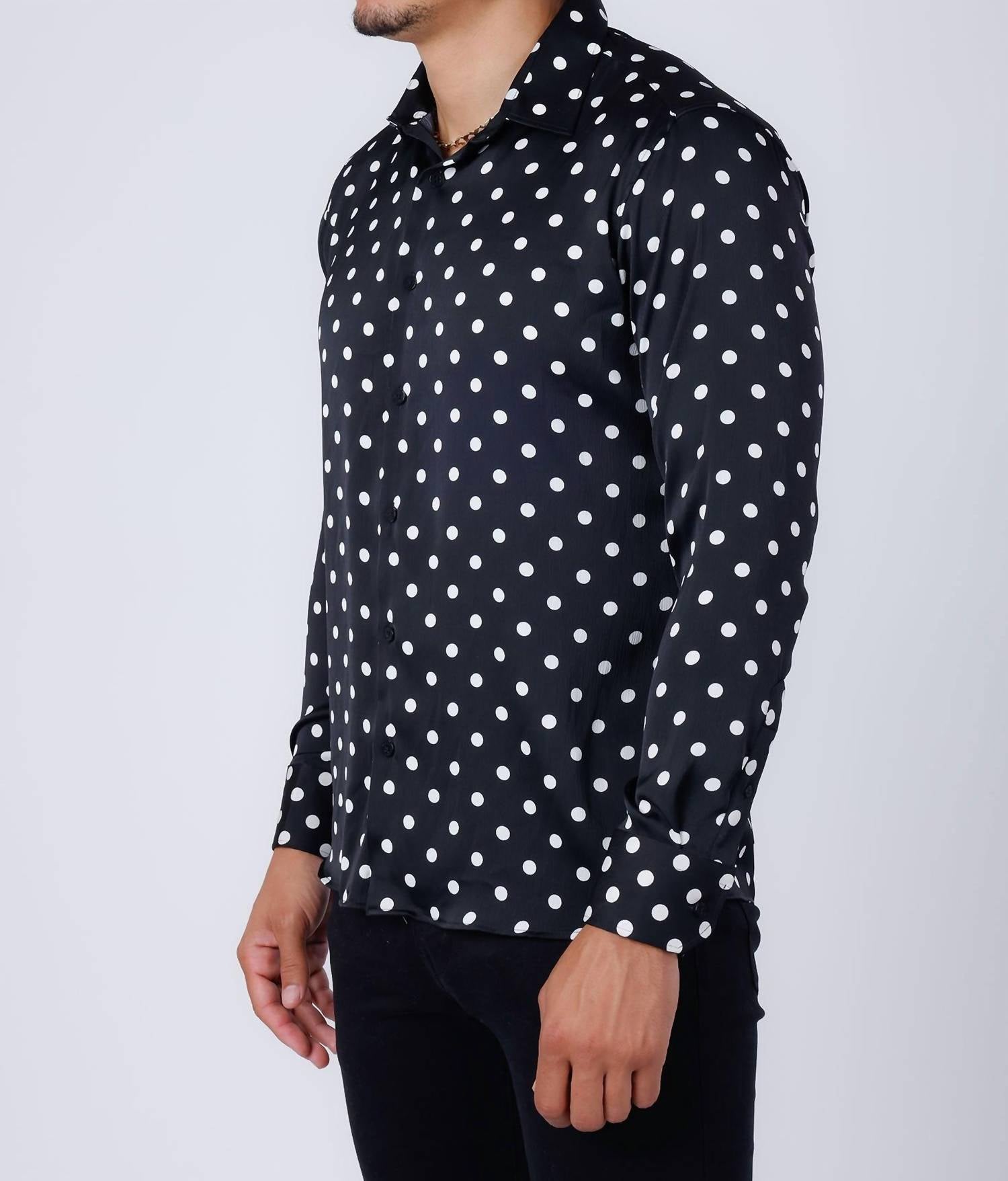 Barabas - Delhi Polka Dots Long Sleeve Shirt