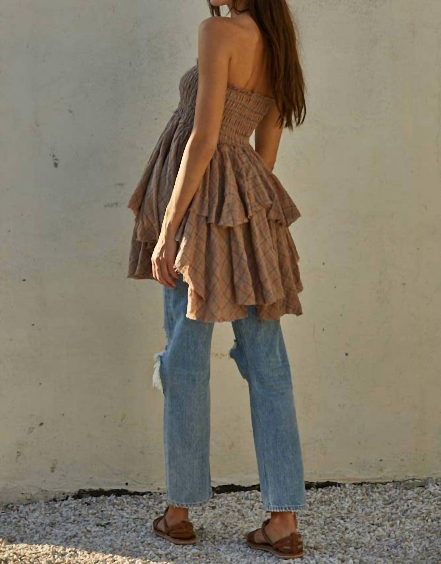 By Together - Woven Cotton Gauze Ruffle