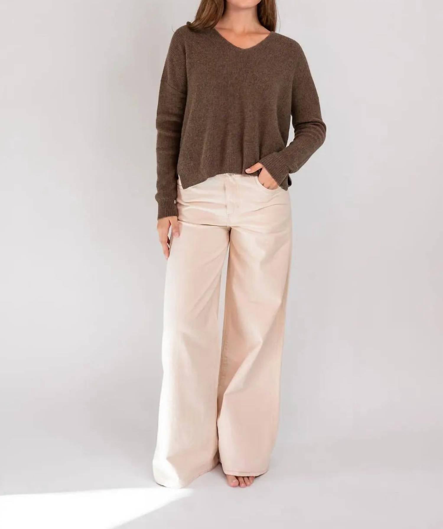 Demylee New York - Maribel V-neck Sweater