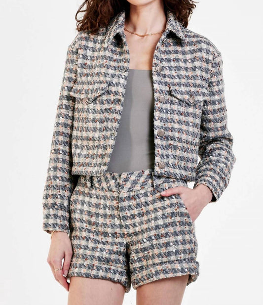 Dear John Denim - Morgan Tweed Cropped Jacket