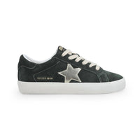 Vintage Havana Women's Felicity Suede Star Shoe in black - women's sneaker - detail view