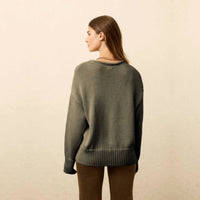 Faherty - Sunwashed Cotton Rolled Neck Sweater