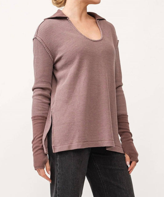 Dear John Denim - Tanya Marron Oversized Top