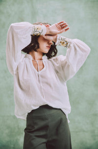 Rosewater House - Chiara Tie-neck Blouse