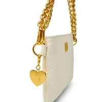 THINK ROYLN Women's Fame Bag in cream python - women's bag - view 4