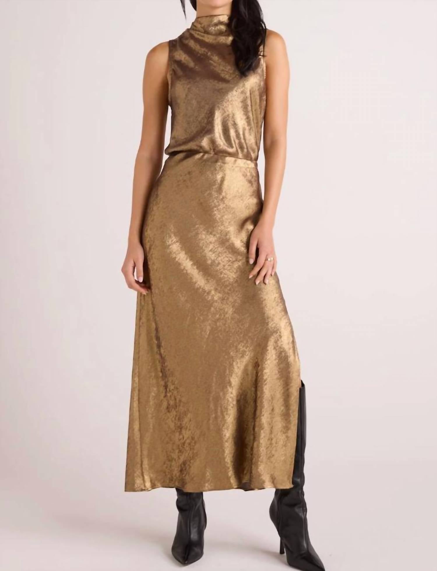 Bella Dahl - Side Slit Bias Maxi Skirt