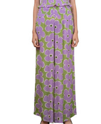 Shine - Flower Silk Pants