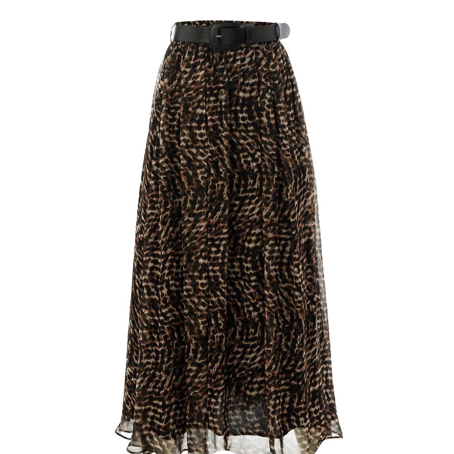 Exquise - Women's Chiffon Midi Skirt