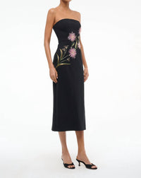 Staud - Brooke Strapless Midi Dress