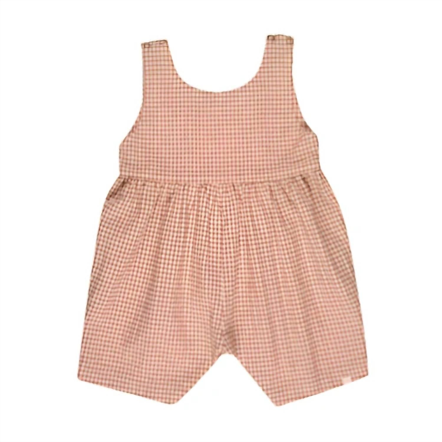 Möm(E) Portugal - Kid's Maria Luísa Check Jumpsuit
