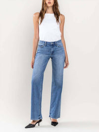 Vervet By Flying Monkey - Arabella High Rise Wide Leg Jeans