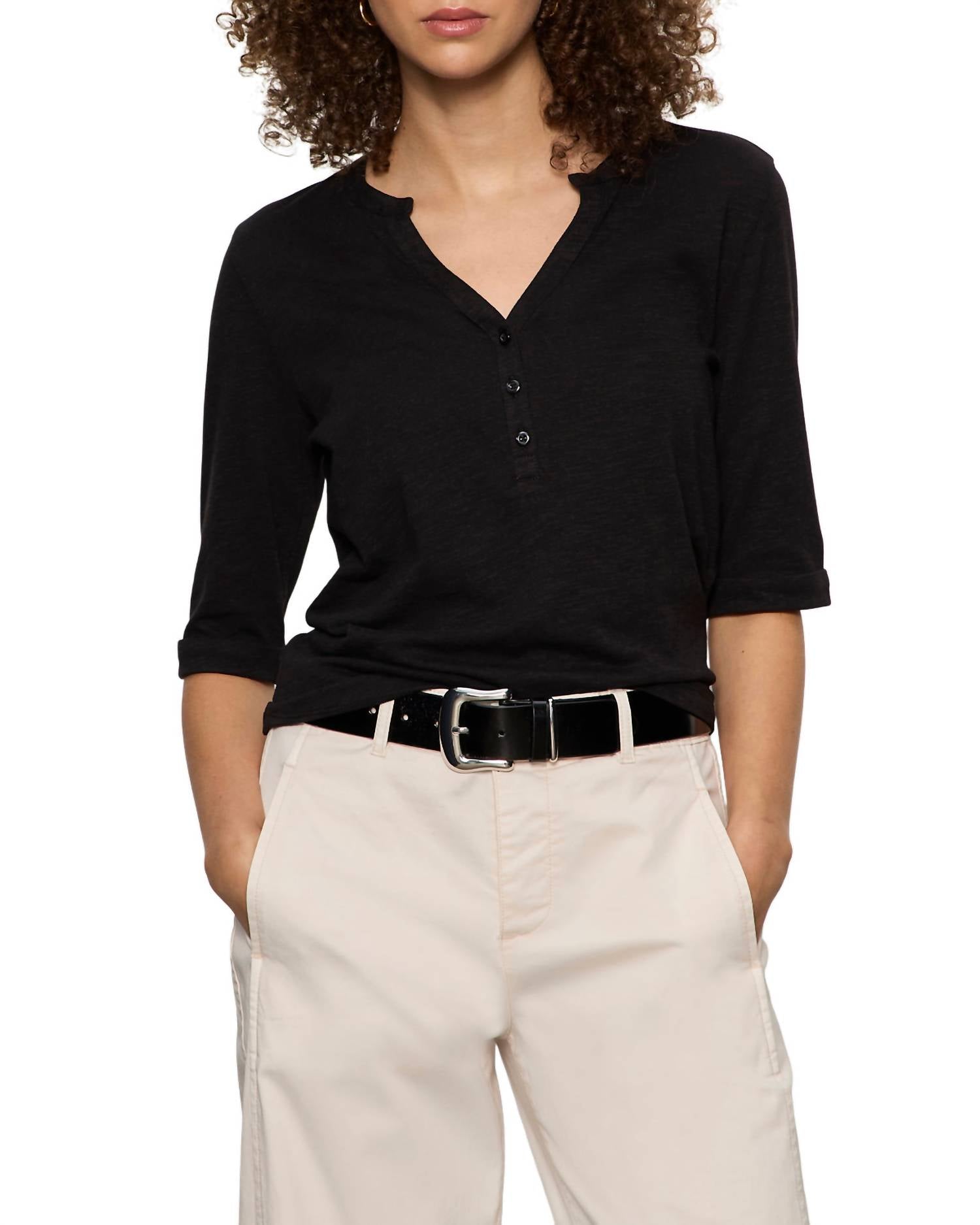 Sanctuary - Rolled Sleeve Tee Top