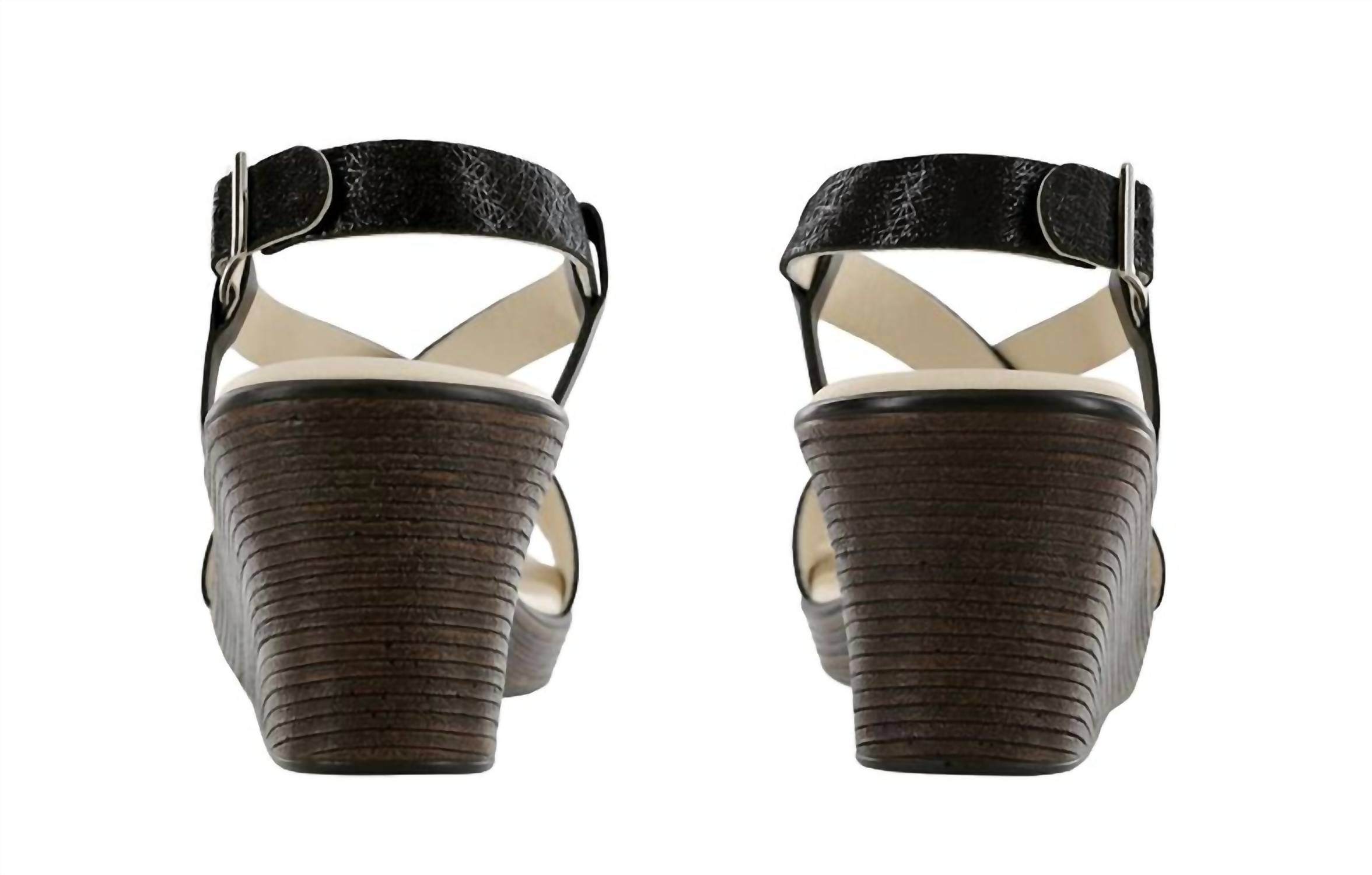 Sas - Women's Delight Cross Strap Wedge Sandal - Wide