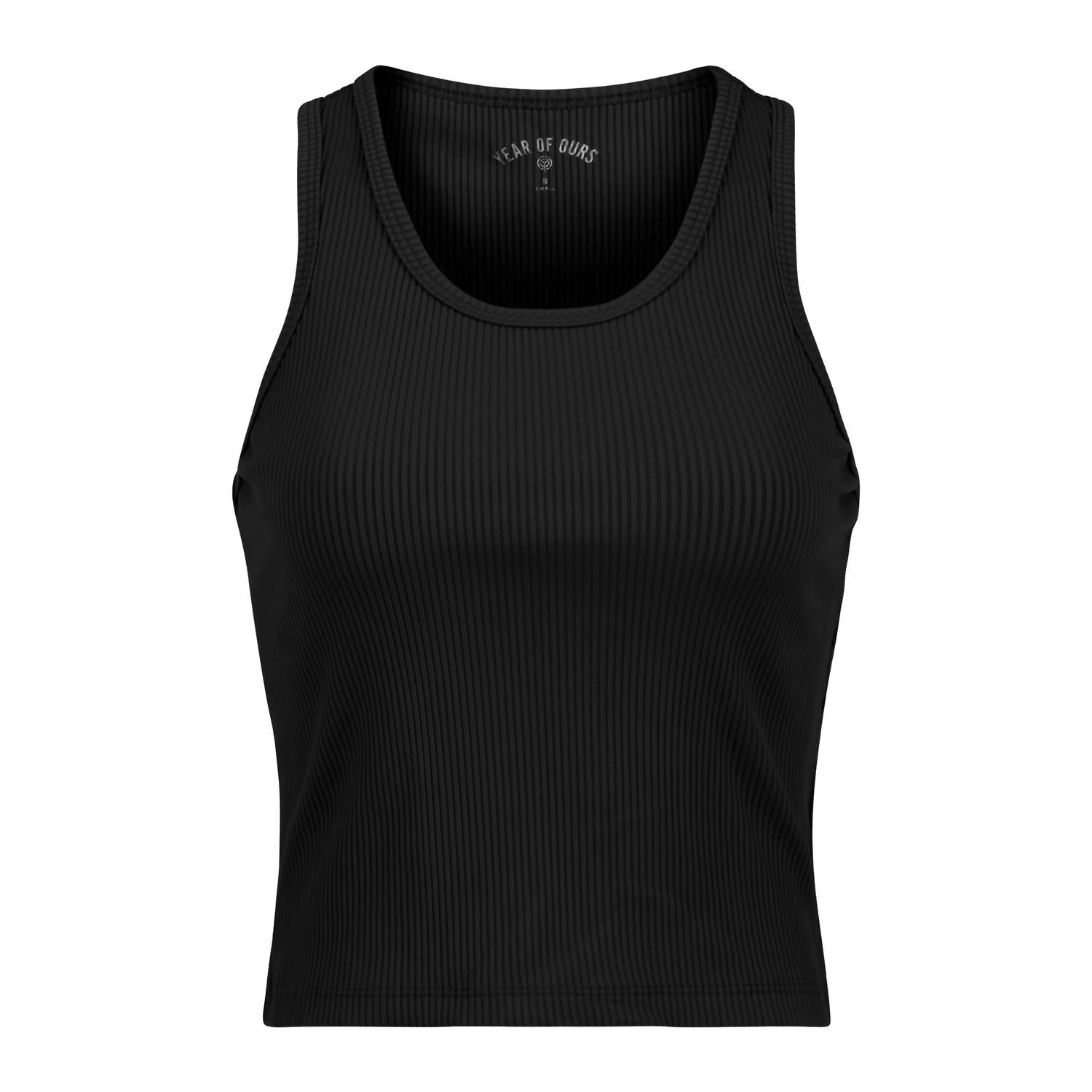 YEAR OF OURS Women's Ribbed Tank in black - women's shirt