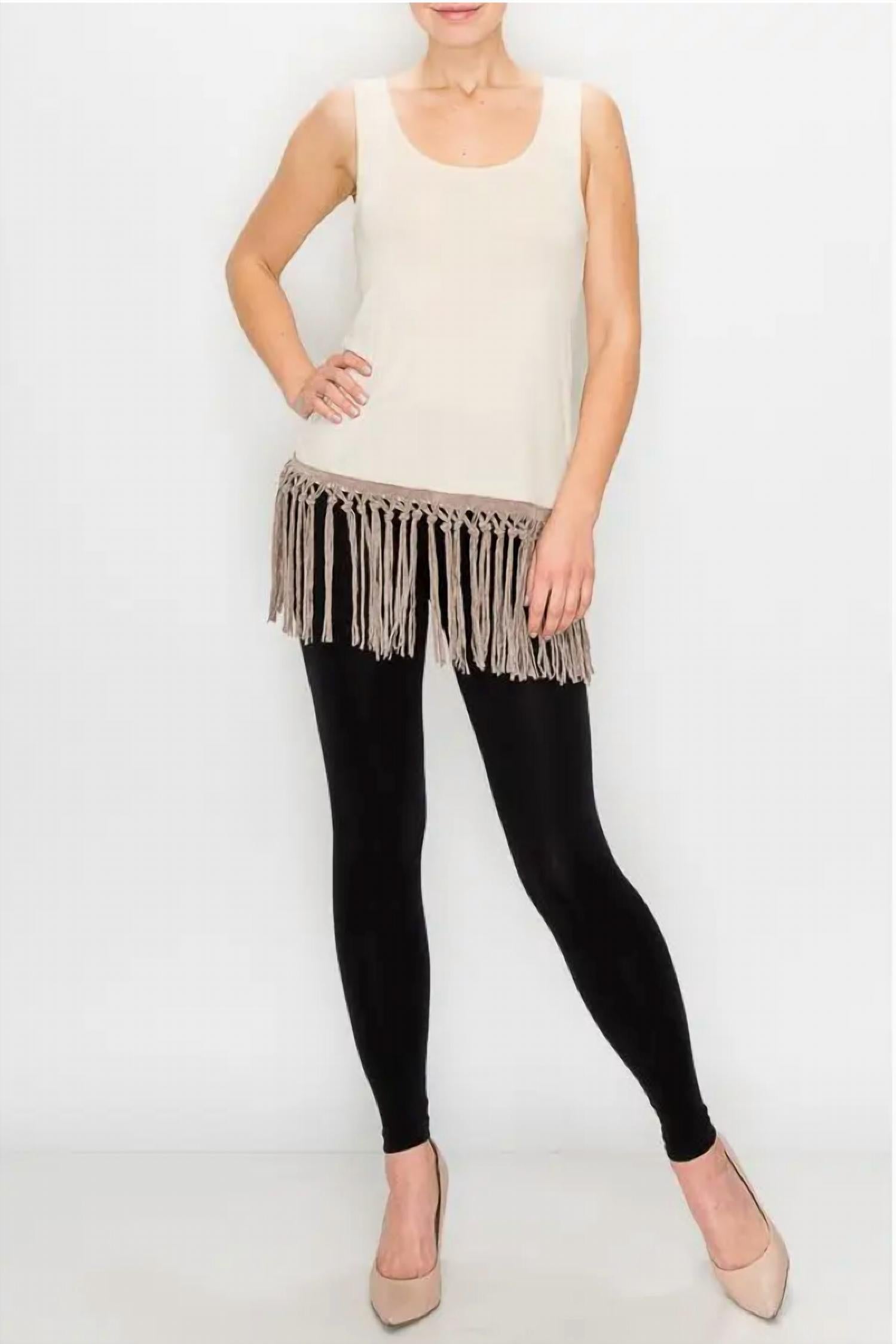 Origami - Braided Fringe Extender Tank