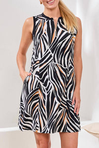 Tribal - SLEEVELESS CREW NECK DRESS