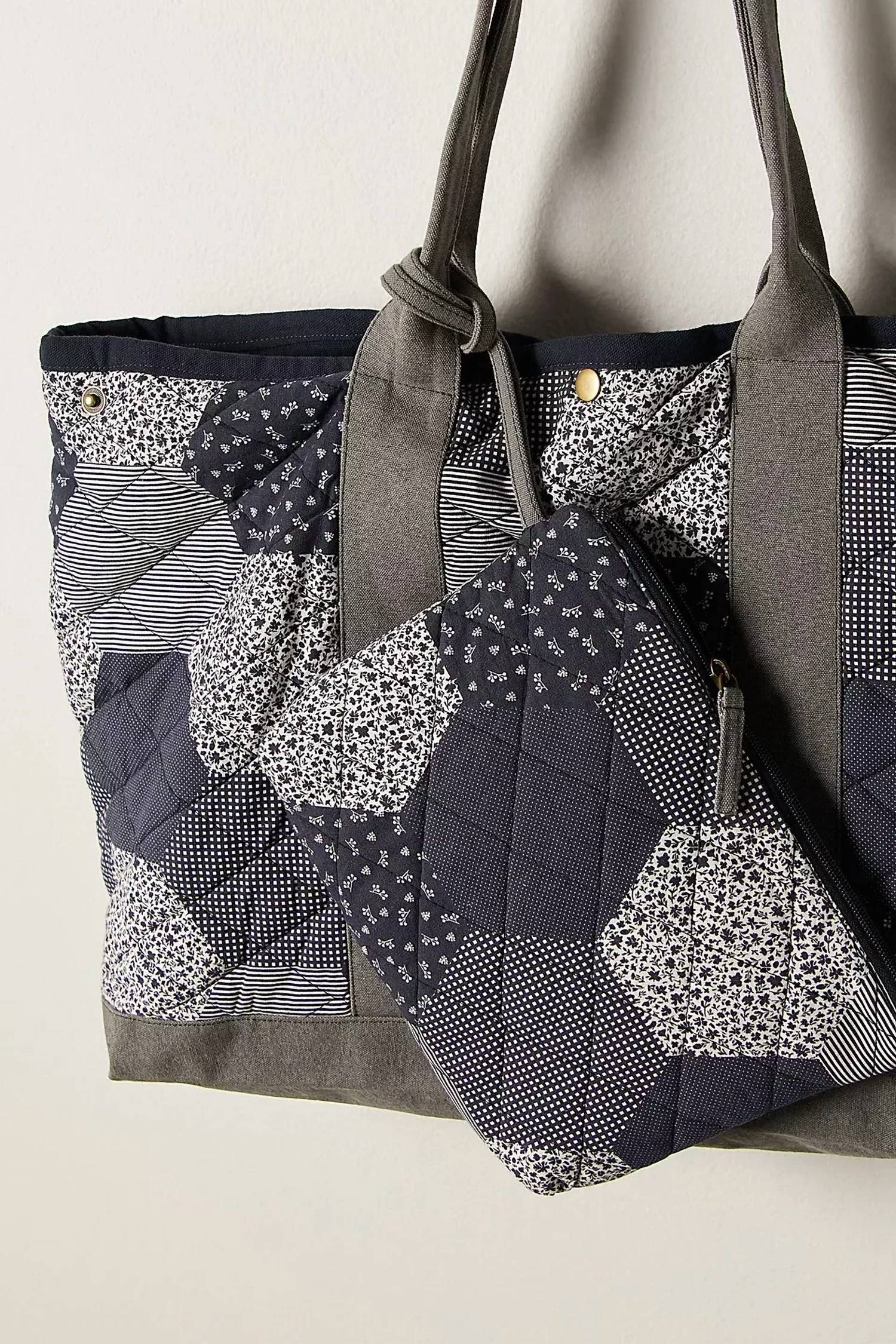 Free People - Women's Pippa Patchwork Tote Bag
