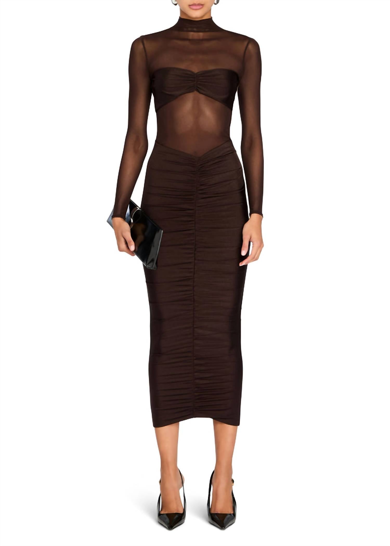 Ser.O.Ya - Levina Mesh Midi Dress