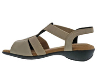 Ros Hommerson Women's Mellow Sandals in taupe - women's sandal - detail view