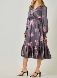Mystree - Floral Midi Dress