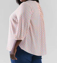 Nydj - Pintuck Button Down Blouse - Plus