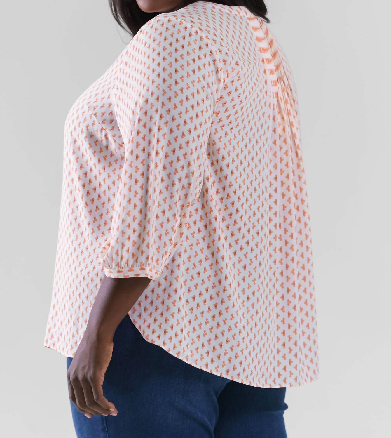 Nydj - Pintuck Button Down Blouse - Plus