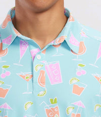 Tipsy Elves - Cocktail Caddy Golf Polo