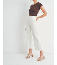 Just Black Denim - Scissor Cut Wide Leg Pants
