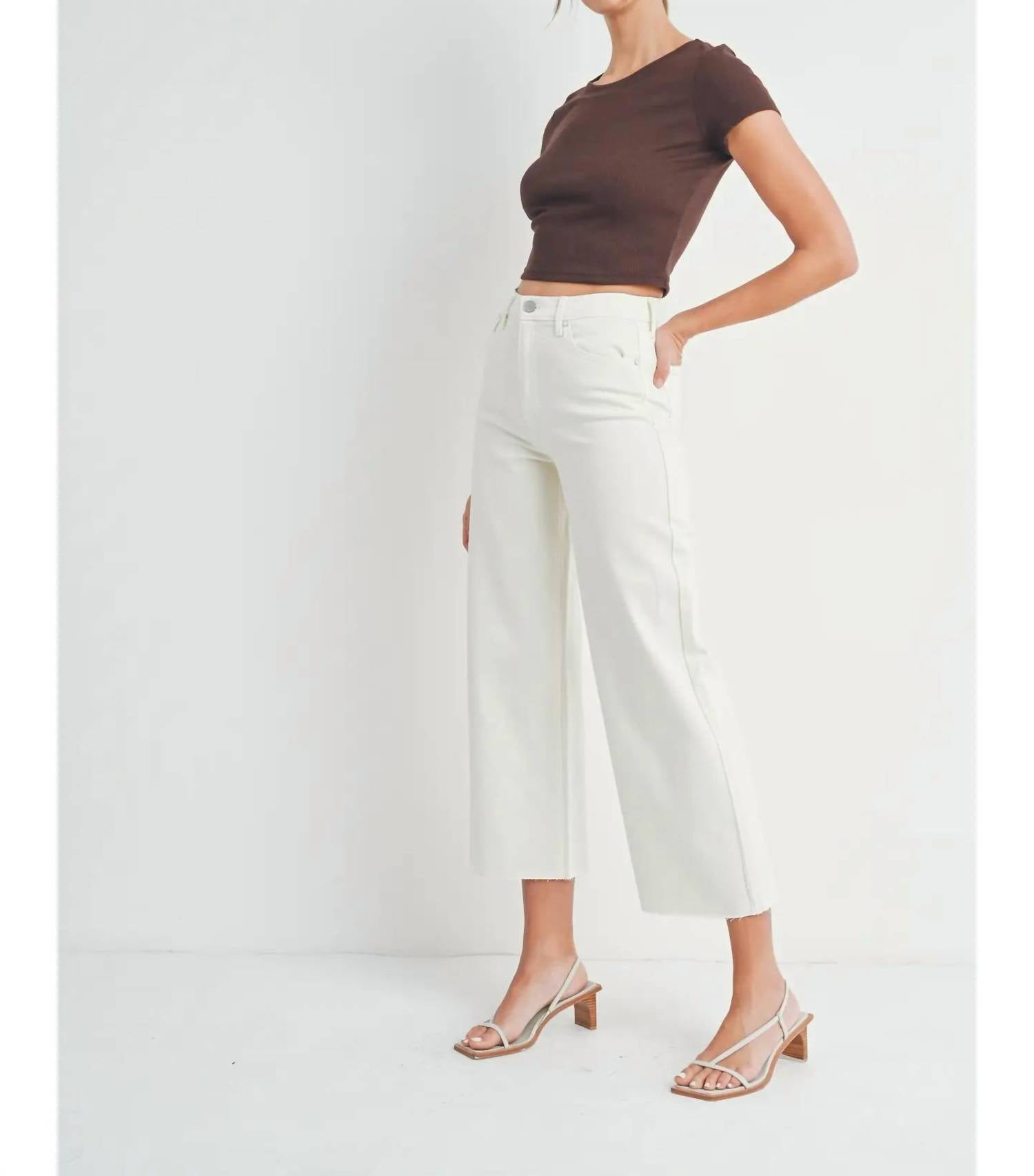 Just Black Denim - Scissor Cut Wide Leg Pants
