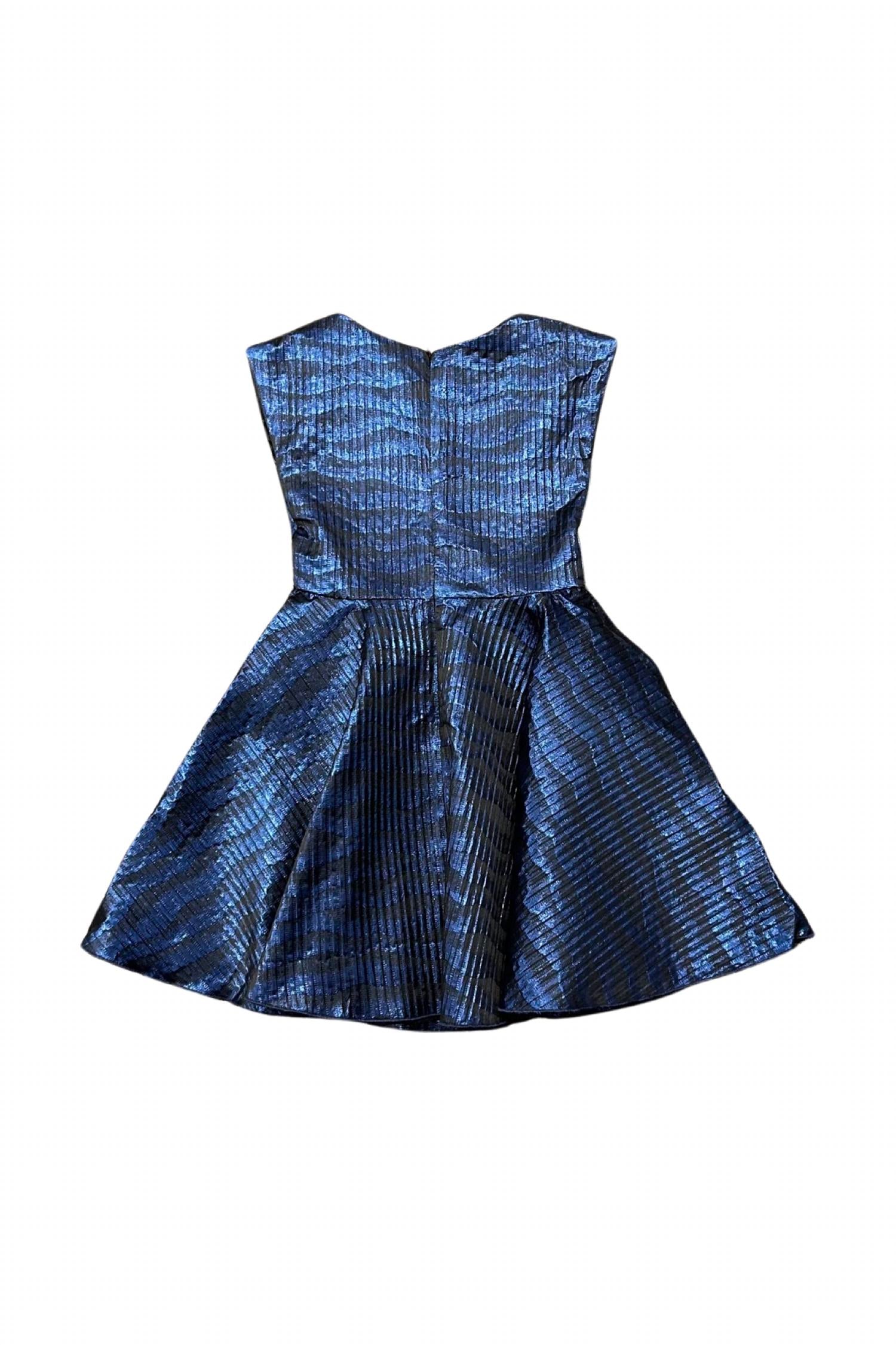 Dolls & Divas Couture - Girls Jacquard Cap Sleeve Party Dress