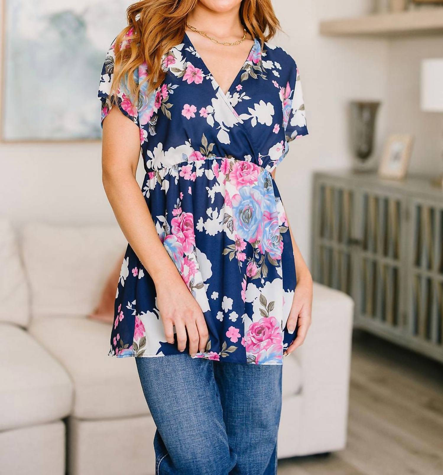 Heimish Usa - Hello Hummingbird Floral Top
