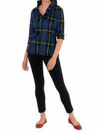 Gretchen Scott - Ruffneck Plaidly Cooper Top