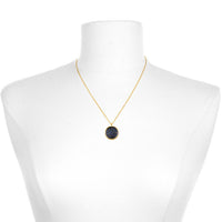 Satya Jewelry Women's Virgo Zodiac Sapphire Necklace in gold black - women's jewelry - view 4