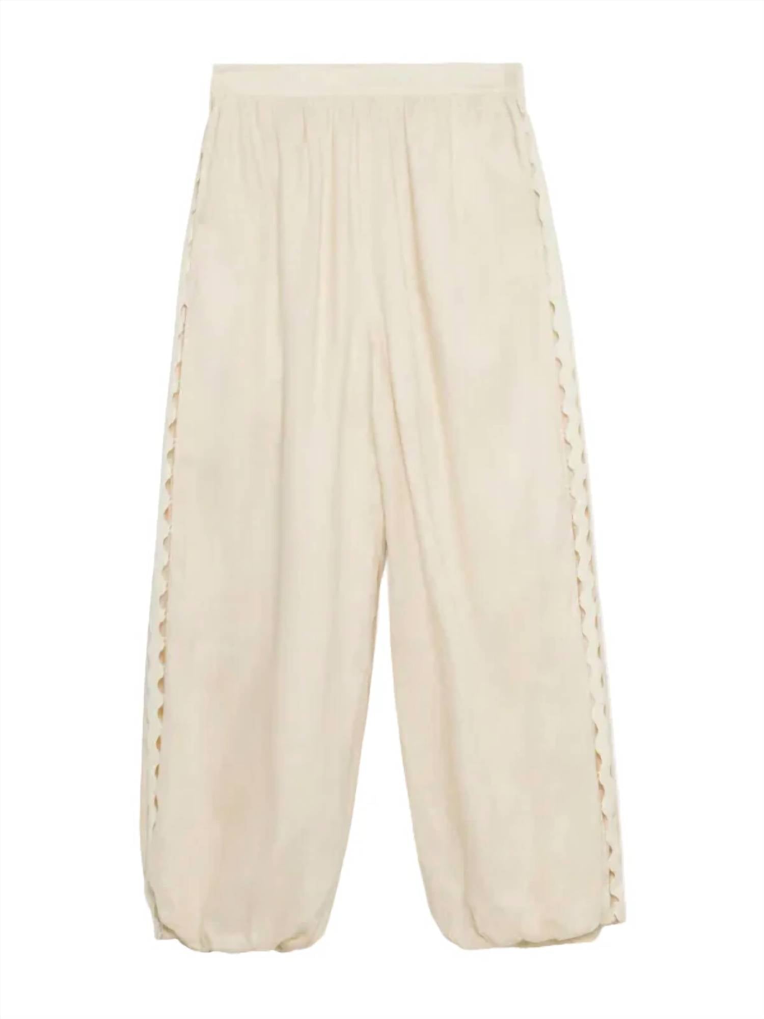Simkhai - Selah Linen Lace Balloon Pants