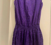 Ramy Brook Women's Terry Dress in royal purple - women's dress - alternate view