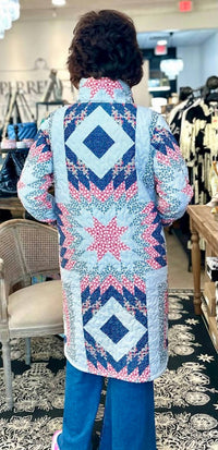 Ida Mae Home - Adeline Americana Quilted Duster