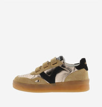Victoria - Women's Seul Strap Metal & Split Leather Shoes
