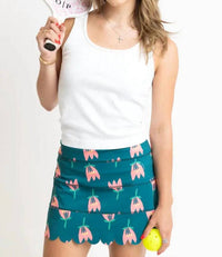 Karlie Poppy Active Skort in blue - women's shorts