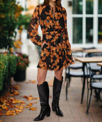 Lost + Wander - Golden Rendezvous Mini Dress