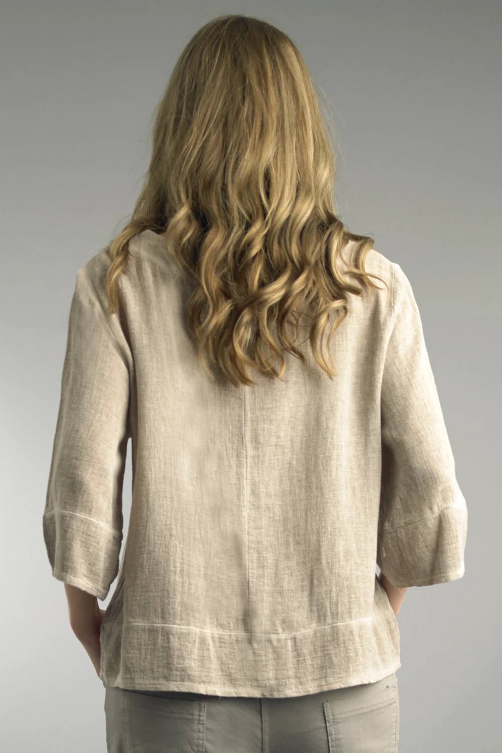 Tempo Paris - V-neck Linen Top