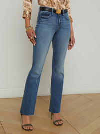 L'Agence - Sneeki Low Rise Straight Leg Jeans