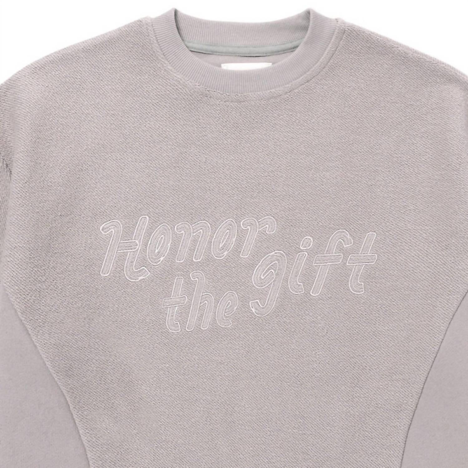 Honor The Gift - Block Party Reverse Terry Crew Top