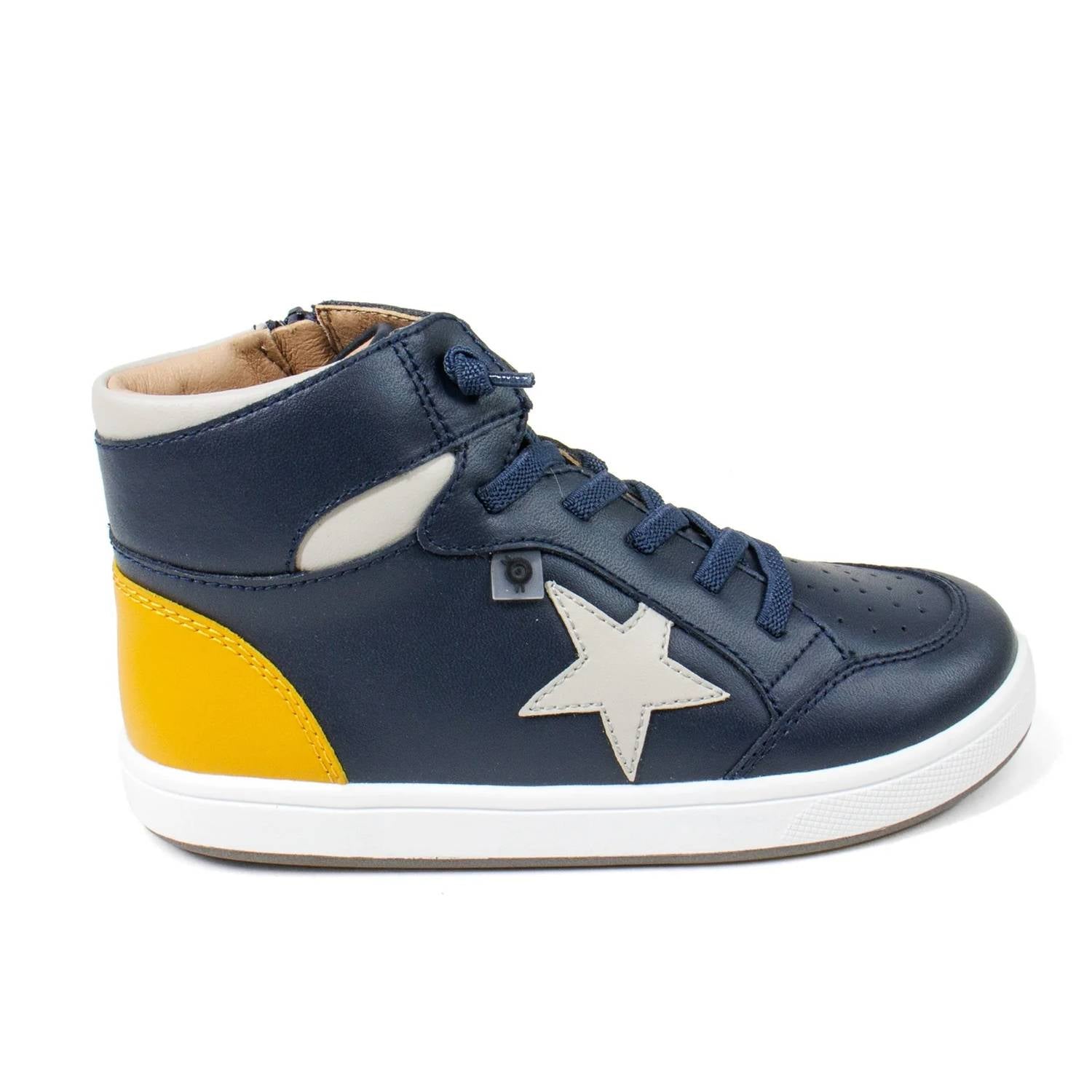 Oldsoles - Boys Star Tracker High-top Lace-up Casual Shoes
